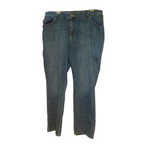 Lee Plus Relaxed Fit, Straight Leg Jean - 18W